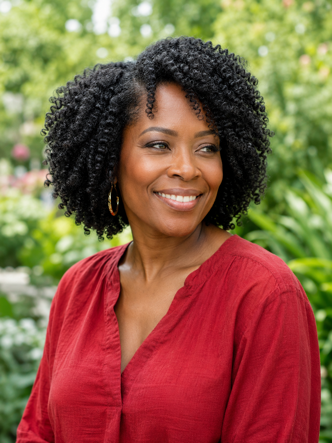 18 Coily Hairstyles for Women Over 40 with Natural Texture