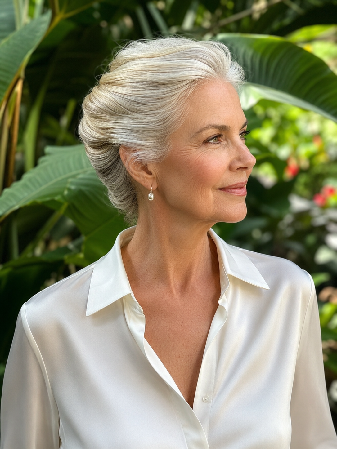17 Slicked-Back French Twist Hairstyles for Women Over 60