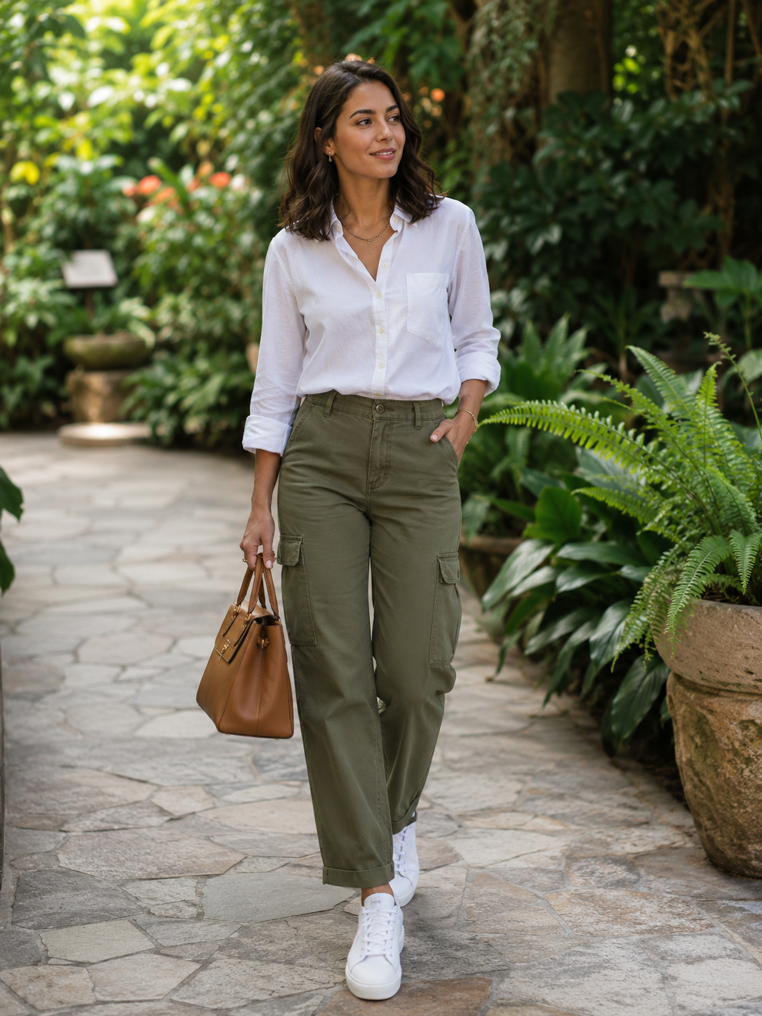 20 Women’s Cargo Pants and Shirt Outfits You’ll Want to Copy