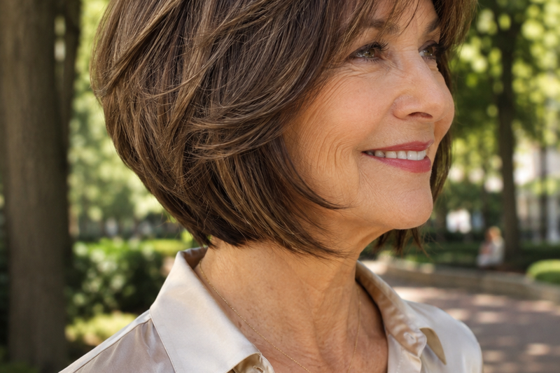 15 A-Frame Hairstyles for Women Over 50 With Modern Shape